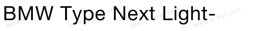 BMW Type Next Light字体转换